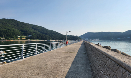 안전난간 교체 시공 후